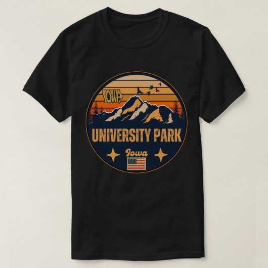 Universitätspark, Iowa T-Shirt (Design vorne)