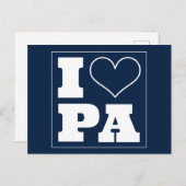 Universitätspark (PA) Einladung Tailgate Postkarte (Vorne/Hinten)