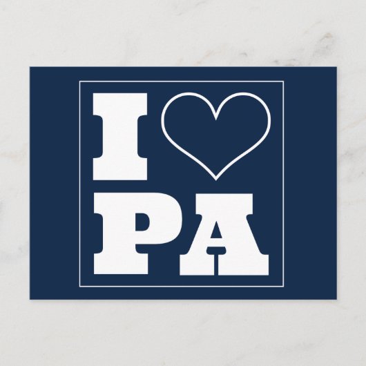 Universitätspark (PA) Einladung Tailgate Postkarte (Vorderseite)