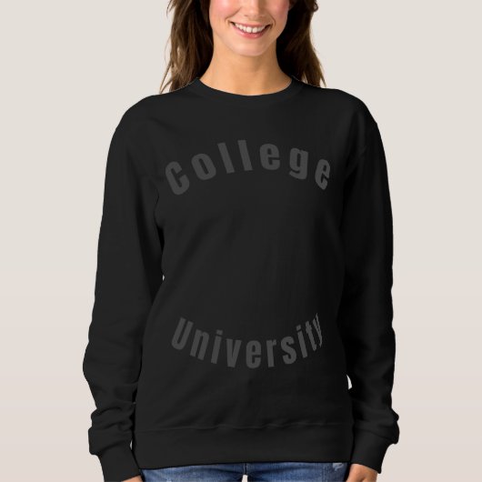 Universitätspulli - Damen Sweatshirt (Vorderseite)