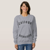 Universitätspulli - Damen Sweatshirt (Vorne ganz)