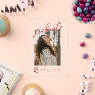 University Abschluss Jacksonville Staat Acryleinladungen