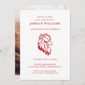 University Abschluss Jacksonville Staat Ankündigung (Vorne/Hinten)