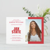 University Abschluss Jacksonville Staat Ankündigung (Stehend Vorderseite)