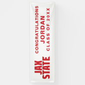 University Abschluss Jacksonville Staat Banner (Vertikal)