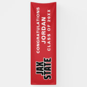 University Abschluss Jacksonville Staat Banner (Vertikal)