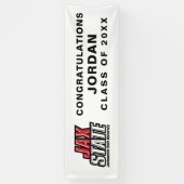 University Abschluss Jacksonville Staat Banner (Vertikal)