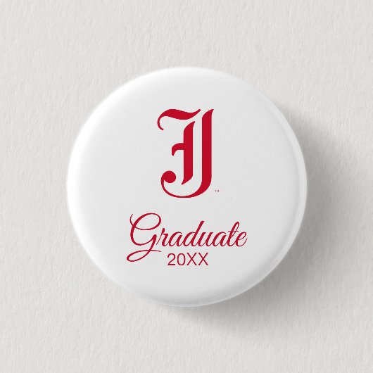 University Abschluss Jacksonville Staat Button (Vorderseite)