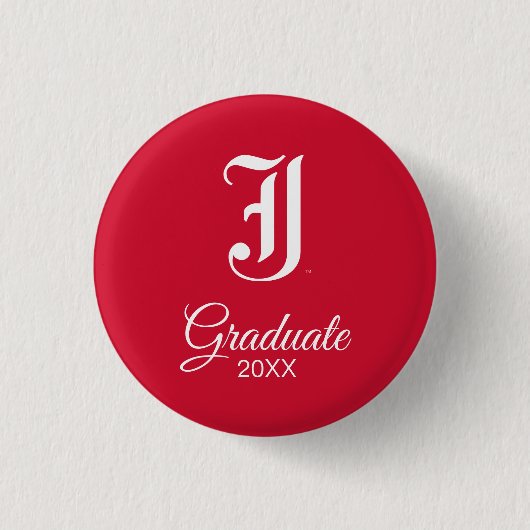 University Abschluss Jacksonville Staat Button (Vorderseite)