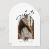 University Abschluss Jacksonville Staat Einladung (Vorne/Hinten)