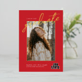 University Abschluss Jacksonville Staat Folieneinladung (Stehend vorne)