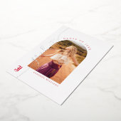 University Abschluss Jacksonville Staat Folieneinladung (Gedreht)