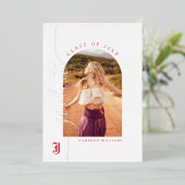 University Abschluss Jacksonville Staat Folieneinladung (Stehend vorne)