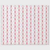 University Abschluss Jacksonville Staat Geschenkpapier (Flach)