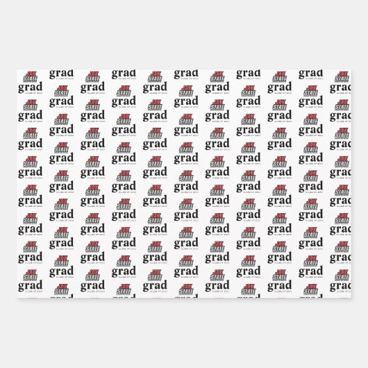 University Abschluss Jacksonville Staat Geschenkpapier Set (Vorderseite 3)