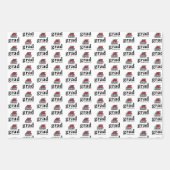 University Abschluss Jacksonville Staat Geschenkpapier Set (Vorderseite 2)