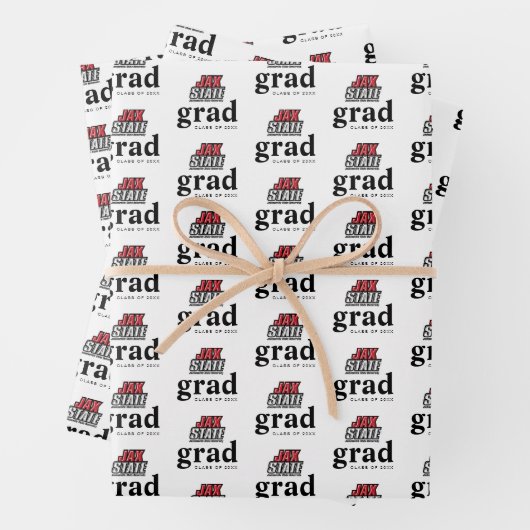 University Abschluss Jacksonville Staat Geschenkpapier Set (Beispiel)