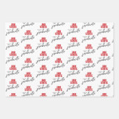 University Abschluss Jacksonville Staat Geschenkpapier Set (Vorderseite)