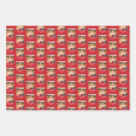 University Abschluss Jacksonville Staat Geschenkpapier Set (Vorderseite)