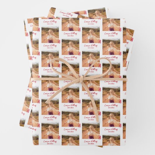 University Abschluss Jacksonville Staat Geschenkpapier Set (Beispiel)