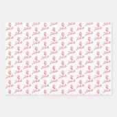 University Abschluss Jacksonville Staat Geschenkpapier Set (Vorderseite)