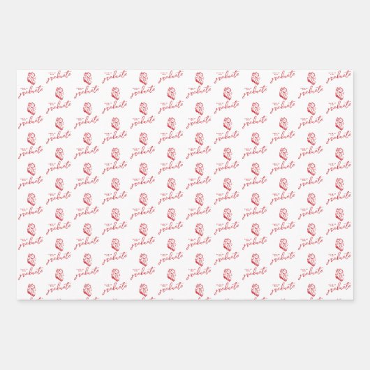 University Abschluss Jacksonville Staat Geschenkpapier Set (Vorderseite)