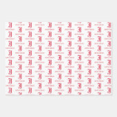 University Abschluss Jacksonville Staat Geschenkpapier Set (Vorderseite)