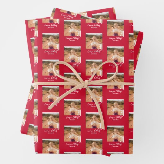 University Abschluss Jacksonville Staat Geschenkpapier Set (Beispiel)