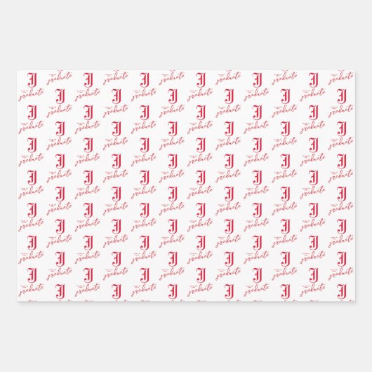 University Abschluss Jacksonville Staat Geschenkpapier Set (Vorderseite)