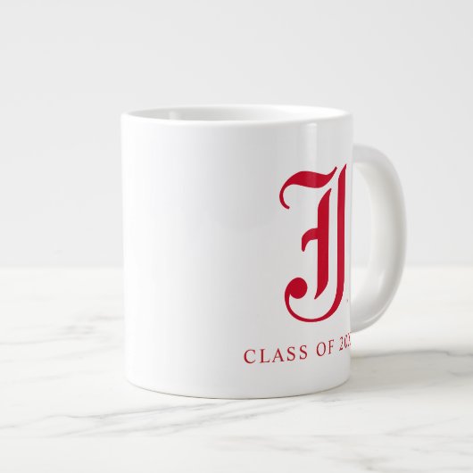 University Abschluss Jacksonville Staat Jumbo-Tasse (Vorderseite Rechts)