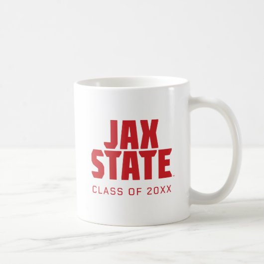 University Abschluss Jacksonville Staat Kaffeetasse (Rechts)