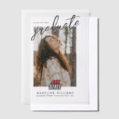 University Abschluss Jacksonville Staat Pergament Einladungen (Versetzt)