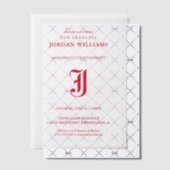 University Abschluss Jacksonville Staat Pergament Einladungen (Versetzt (Einladung))