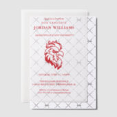 University Abschluss Jacksonville Staat Pergament Einladungen (Versetzt (Einladung))