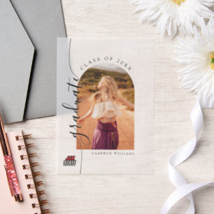 University Abschluss Jacksonville Staat Pergament Einladungen