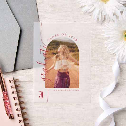 University Abschluss Jacksonville Staat Pergament Einladungen (Hochzeit)