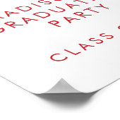 University Abschluss Jacksonville Staat Poster (Ecke)