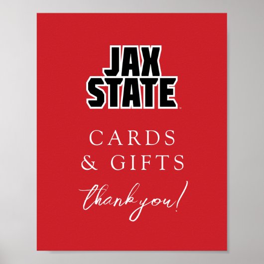 University Abschluss Jacksonville Staat Poster (Vorne)