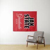 University Abschluss Jacksonville Staat Wandteppich (Beispiel (Horizontal))