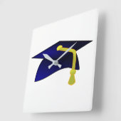 University Hat Quadratische Wanduhr (Winkel)