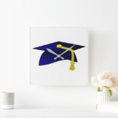 University Hat Quadratische Wanduhr (Zuhause)