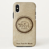 University of Beringia Mammoth Siegel Case-Mate iPhone Hülle (Rückseite)