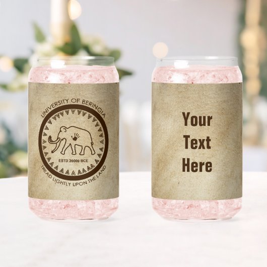University of Beringia Mammoth Siegel Dosenglas (Insitu (Hochzeit))