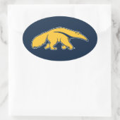 University of California, Irvine Anteater Ovaler Aufkleber (Tasche)