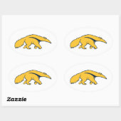 University of California, Irvine Anteater Ovaler Aufkleber (Blatt)