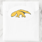 University of California, Irvine Anteater Ovaler Aufkleber (Tasche)