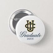 University of California, Irvine Logo Button (Vorne & Hinten)
