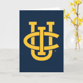 University of California, Irvine Logo Karte (Gelbe Blume)