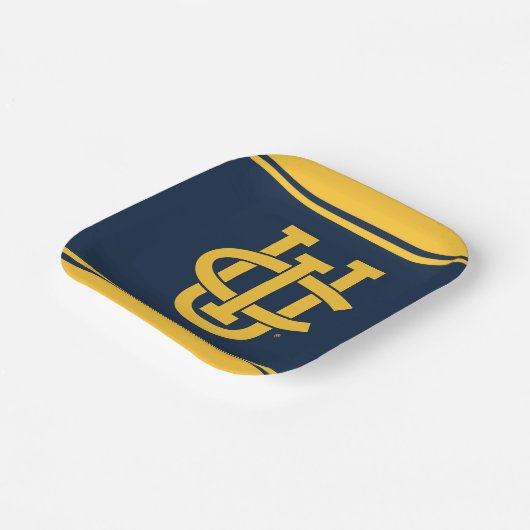 University of California, Irvine Logo Pappteller (Gewinkelt)