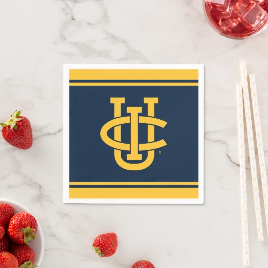 University of California, Irvine Logo Serviette (Beispiel)